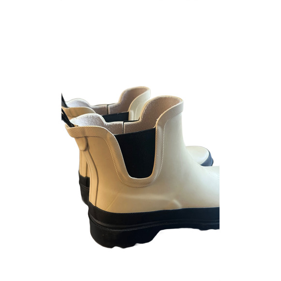 Black and Cream water Boots Size 6 - Picture 4 of 6